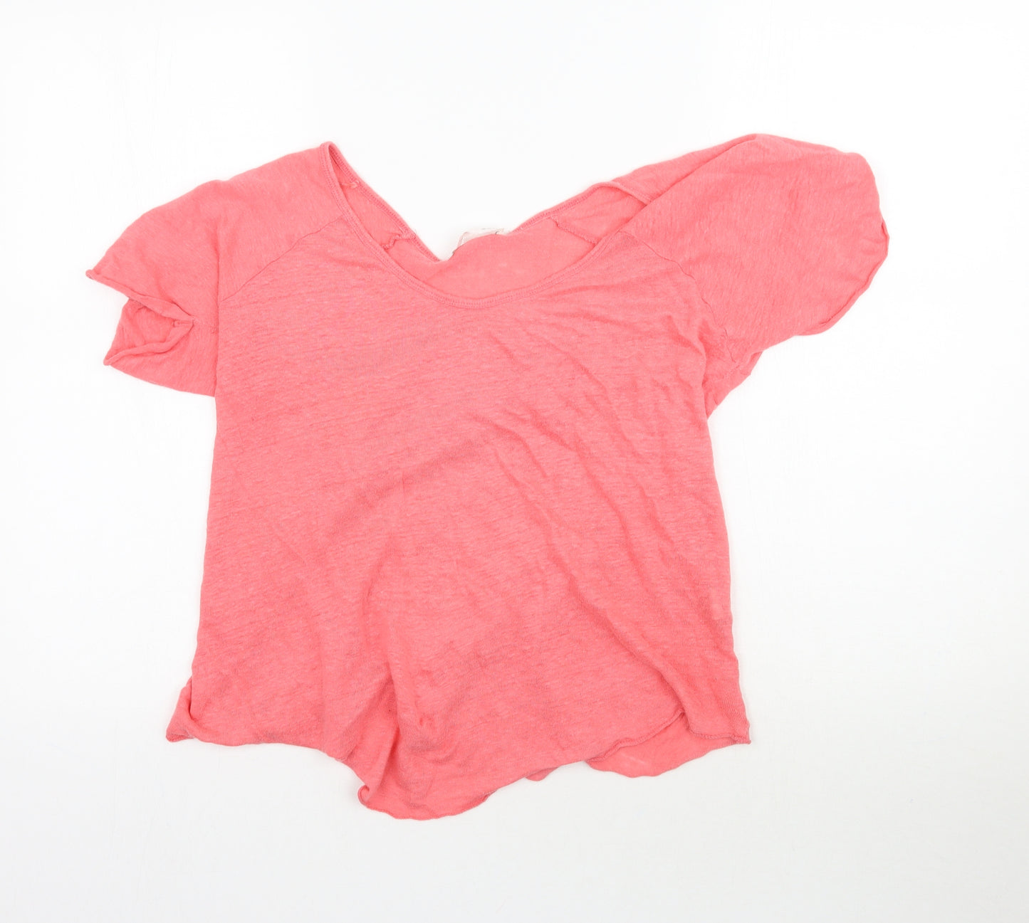 Zara Womens Pink   Basic T-Shirt Size L