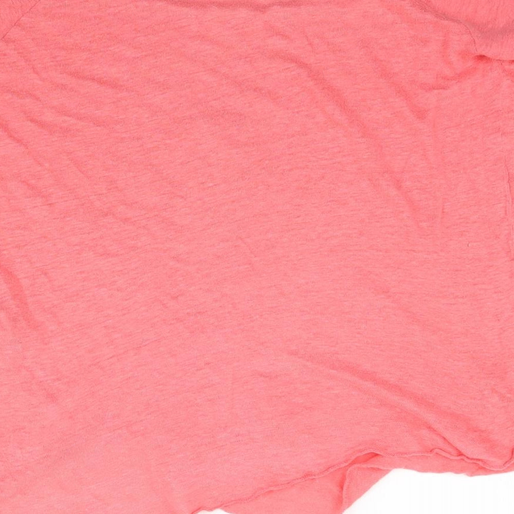 Zara Womens Pink   Basic T-Shirt Size L