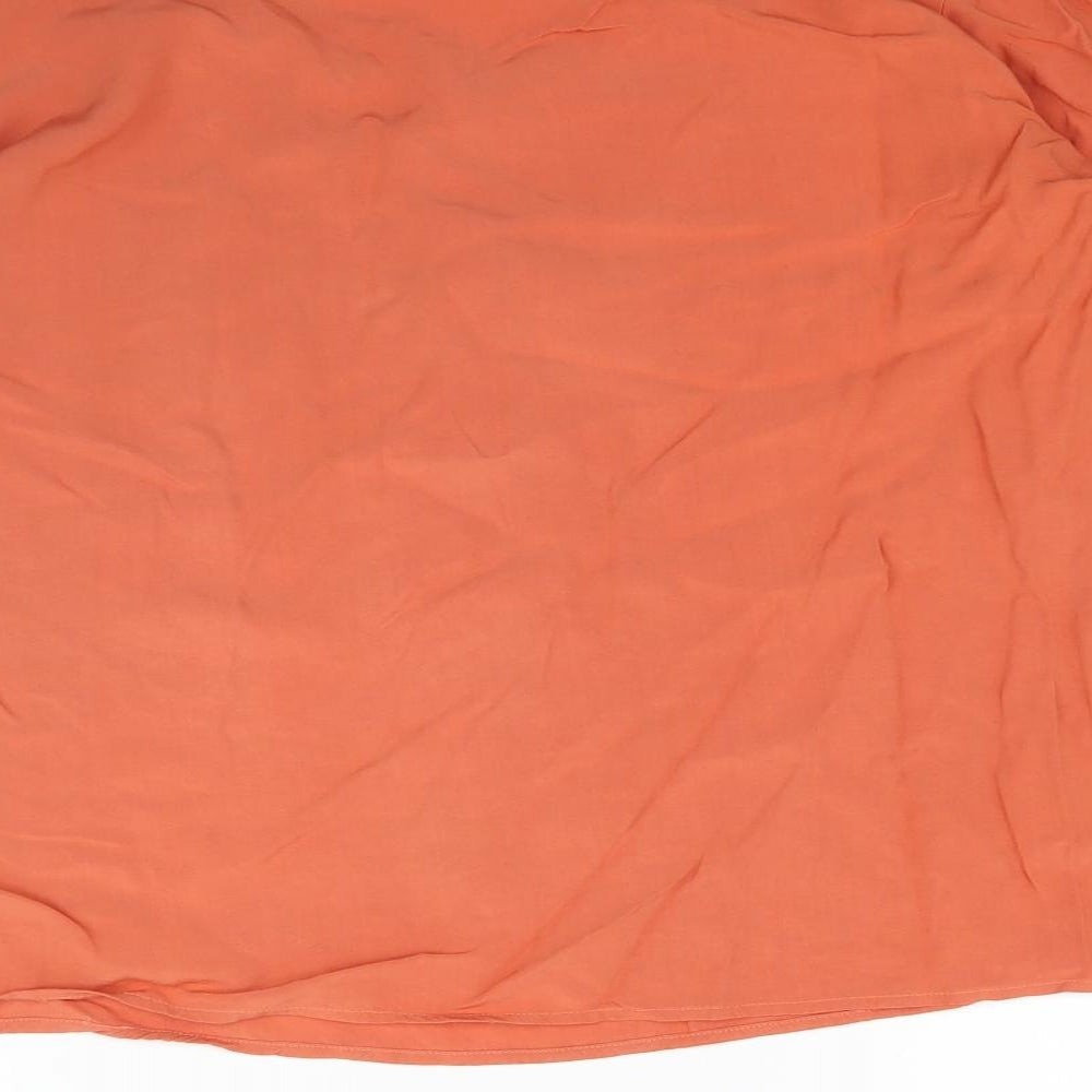 R EDITION  Womens Orange   Basic Blouse Size 18