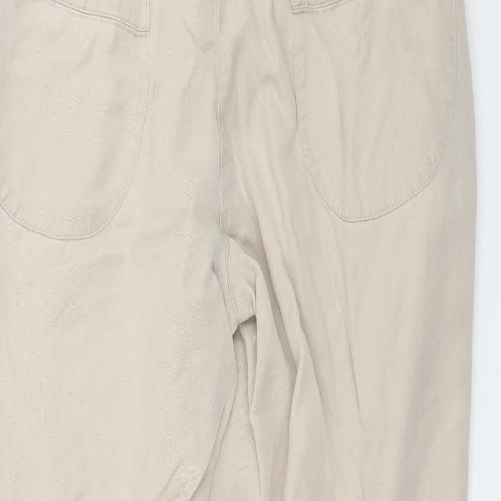 Mint Velvet Womens Beige   Trousers  Size 12 L23 in