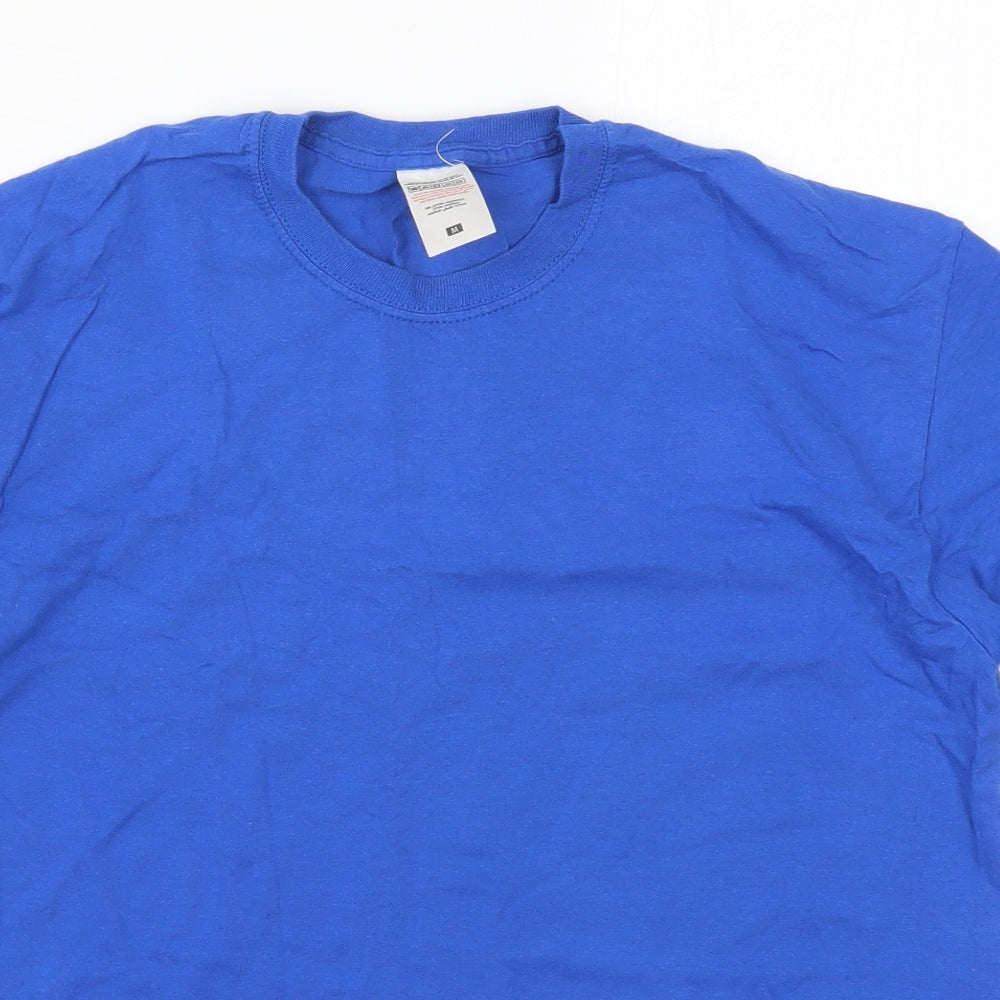 Preworn Mens Blue    T-Shirt Size M