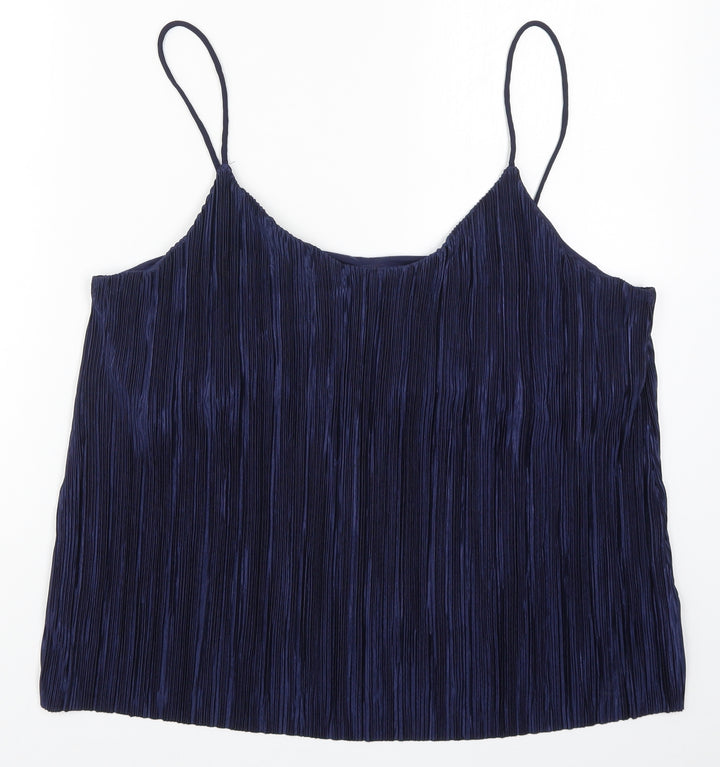H&M Womens Blue   Basic Tank Size L