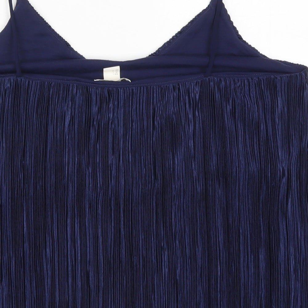 H&M Womens Blue   Basic Tank Size L