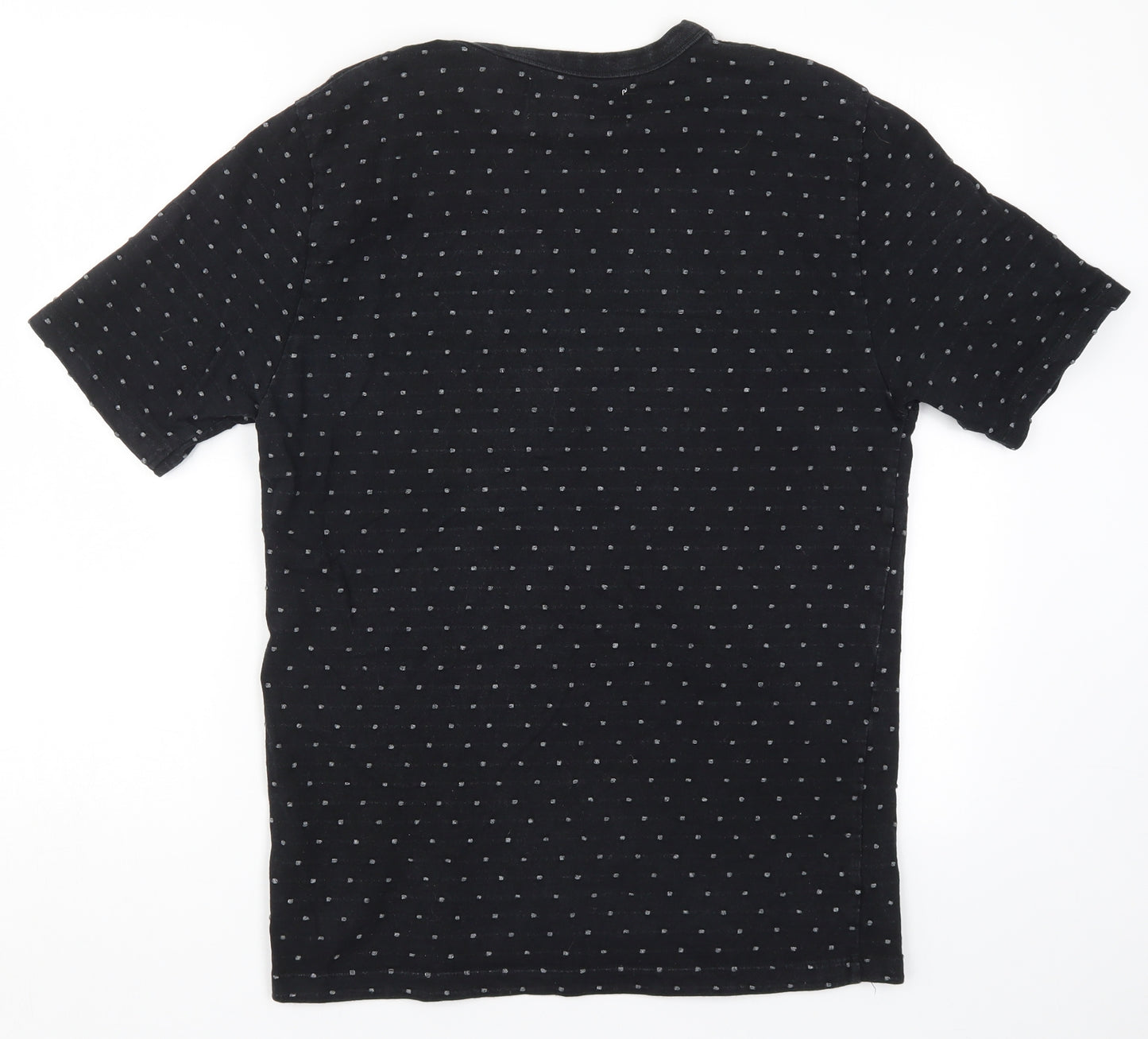 OUR LEGACY Mens Black Polka Dot   T-Shirt Size M