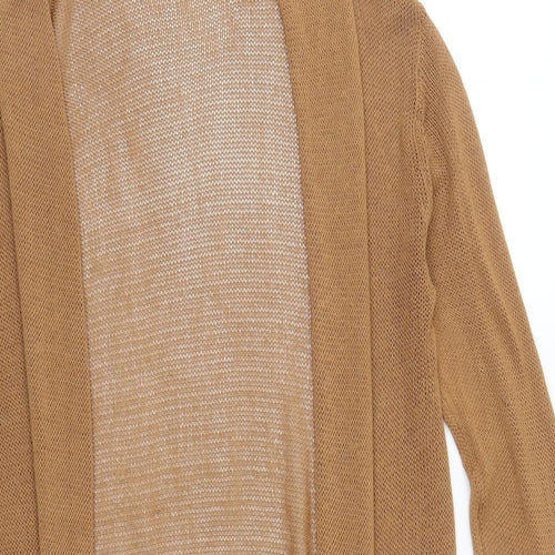 Micha Lounge Womens Brown  Knit Cardigan Jumper Size S