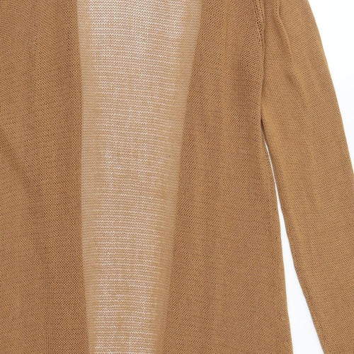 Micha Lounge Womens Brown  Knit Cardigan Jumper Size S