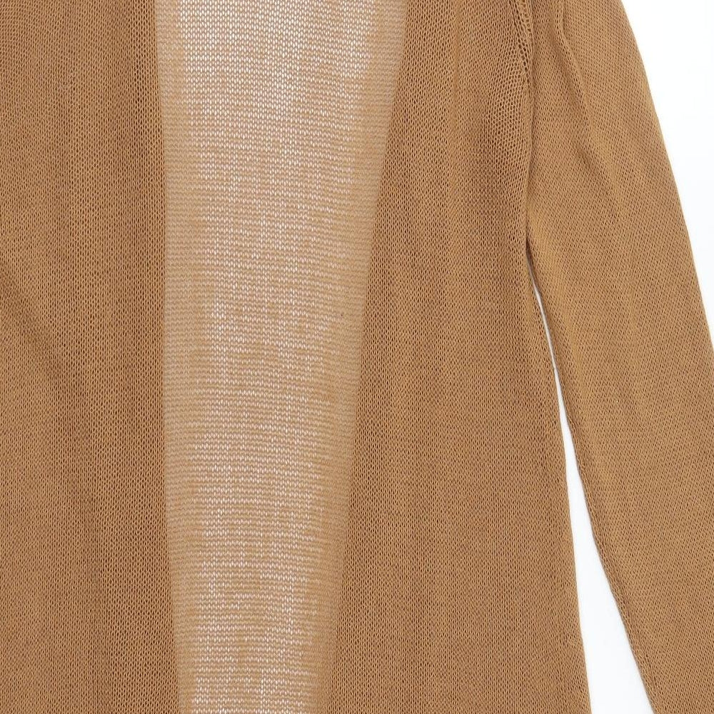 Micha Lounge Womens Brown  Knit Cardigan Jumper Size S