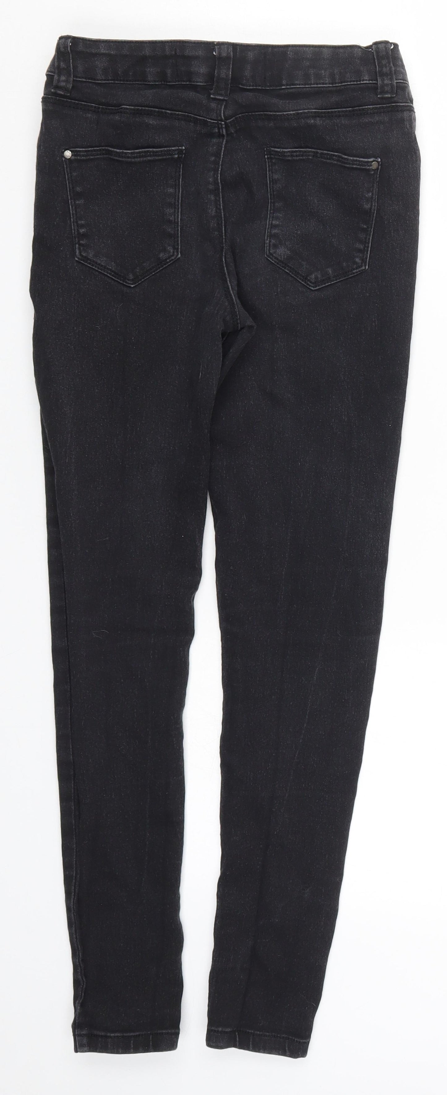 Denim Co Girls Black  Denim Skinny Jeans Size 12-13 Years