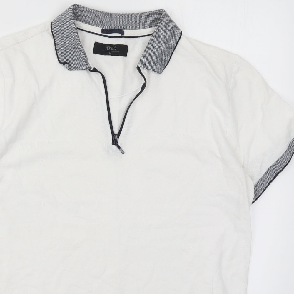 Matalan Mens White    Polo Size M