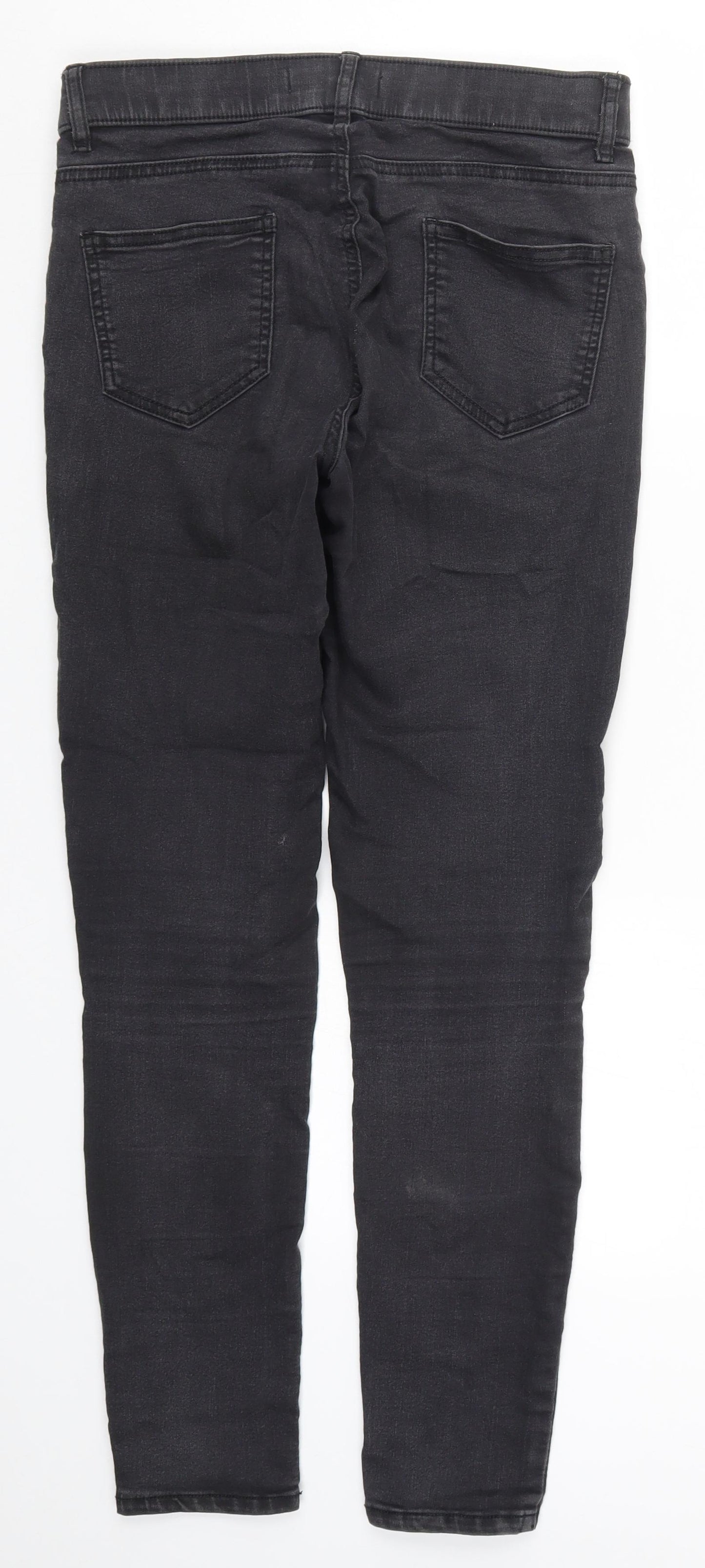 George Womens Grey  Denim Skinny Jeans Size 10 L28 in