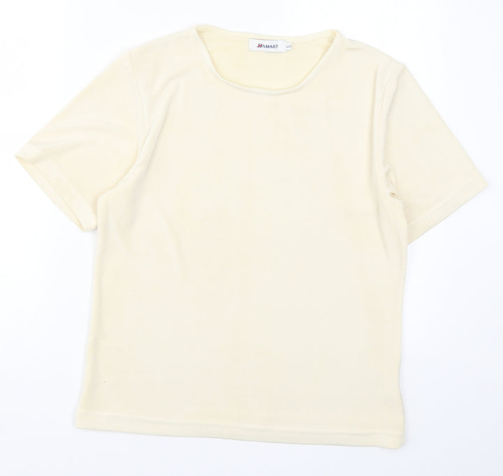 Damart Womens Beige   Basic T-Shirt Size 16