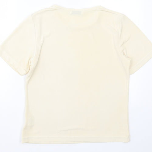 Damart Womens Beige   Basic T-Shirt Size 16