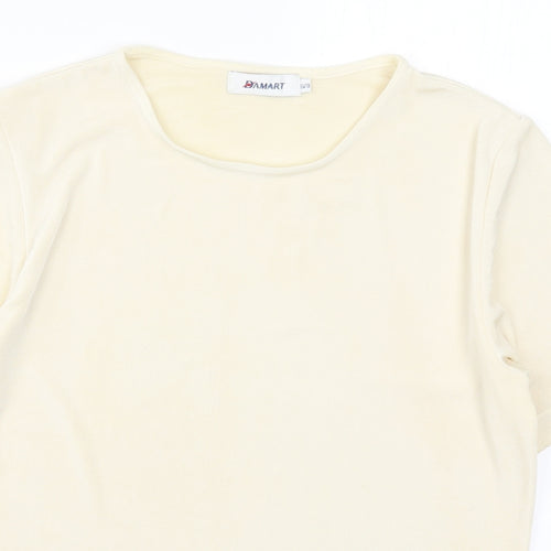 Damart Womens Beige   Basic T-Shirt Size 16