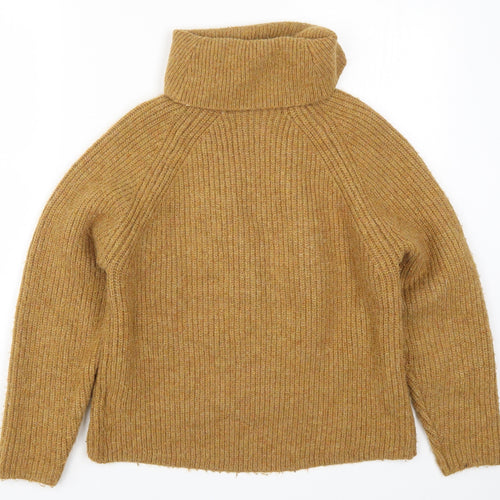 Topshop Womens Brown  Knit Pullover Jumper Size 8