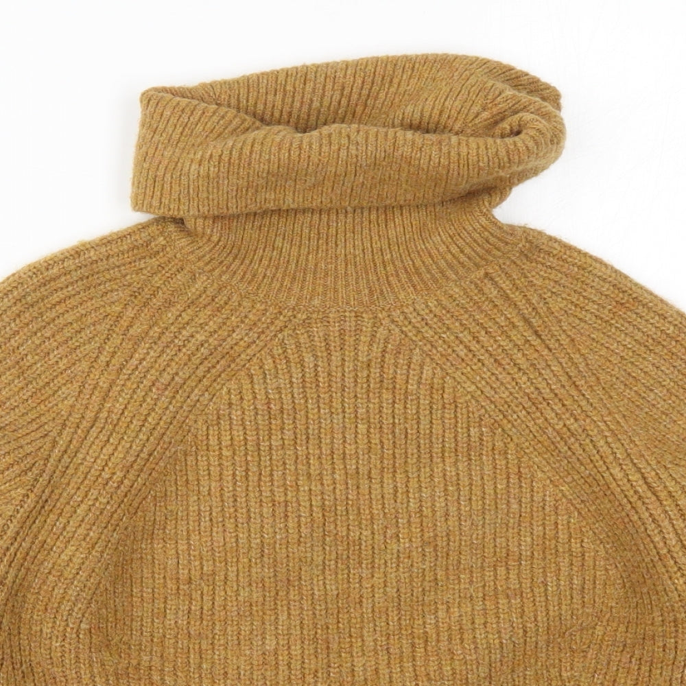 Topshop Womens Brown  Knit Pullover Jumper Size 8