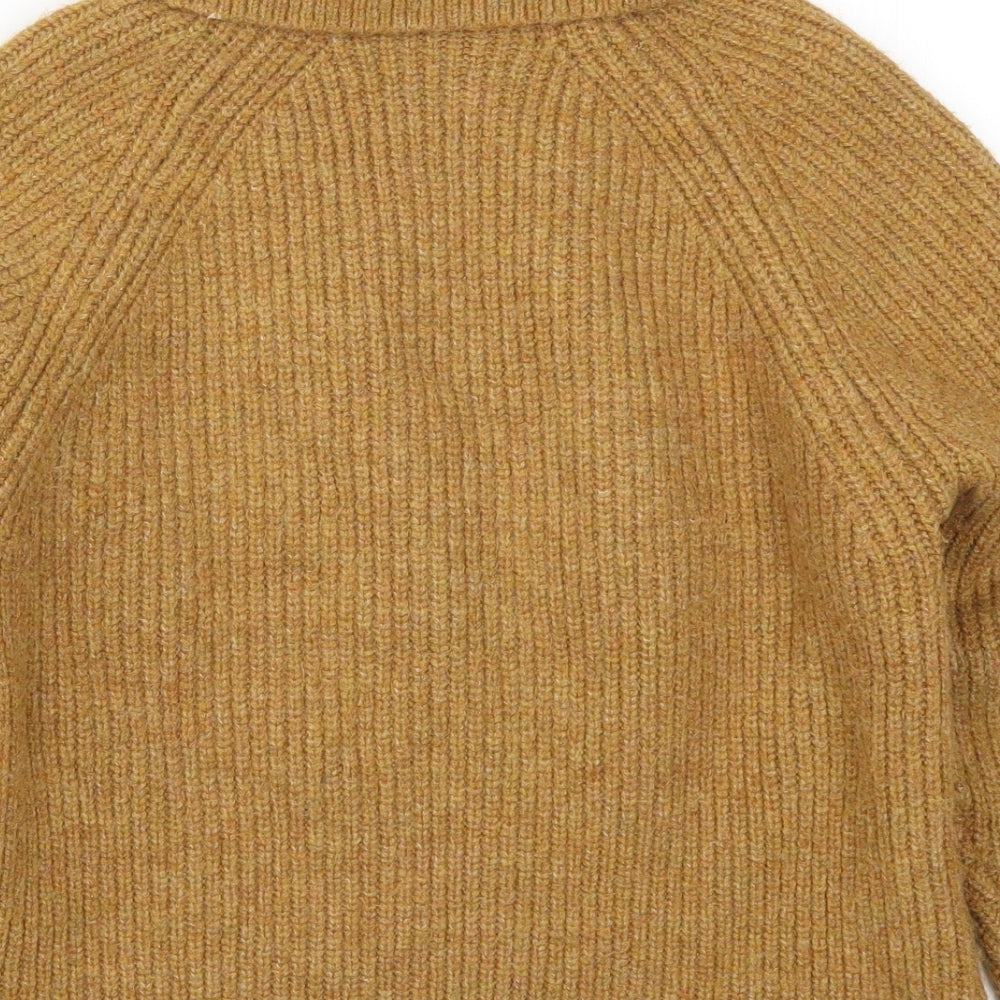 Topshop Womens Brown  Knit Pullover Jumper Size 8