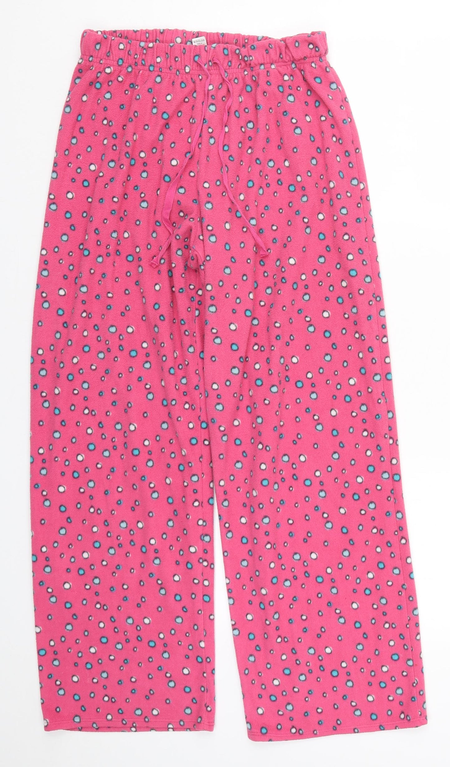 Matalan Womens Pink Polka Dot  Trousers  Size 12 L27 in - Pyjama Pants