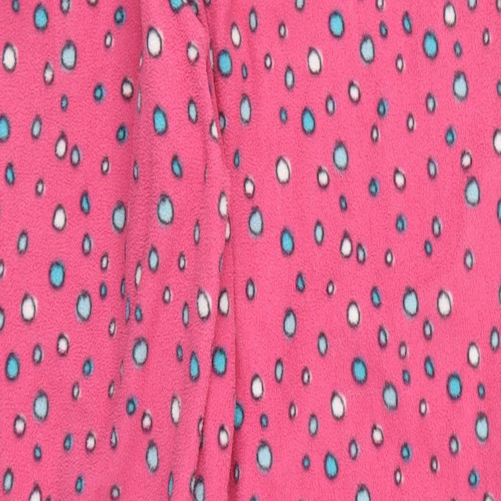 Matalan Womens Pink Polka Dot  Trousers  Size 12 L27 in - Pyjama Pants