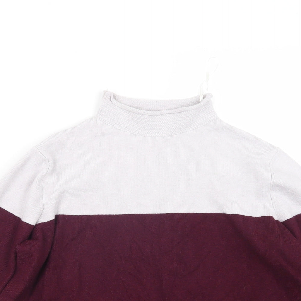 Marks and Spencer Womens Purple  Knit Pullover Jumper Size 14