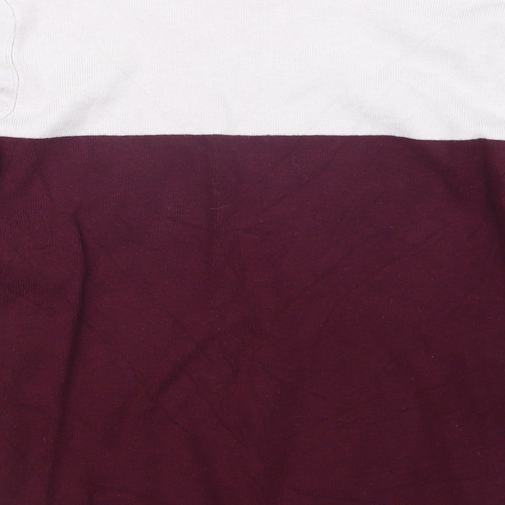 Marks and Spencer Womens Purple  Knit Pullover Jumper Size 14
