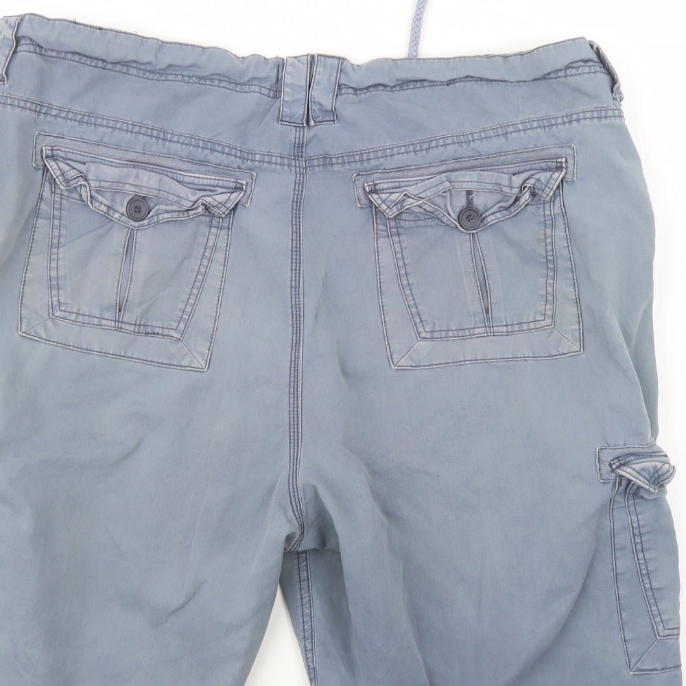 Onfire Mens Blue   Chino Shorts Size 37 in