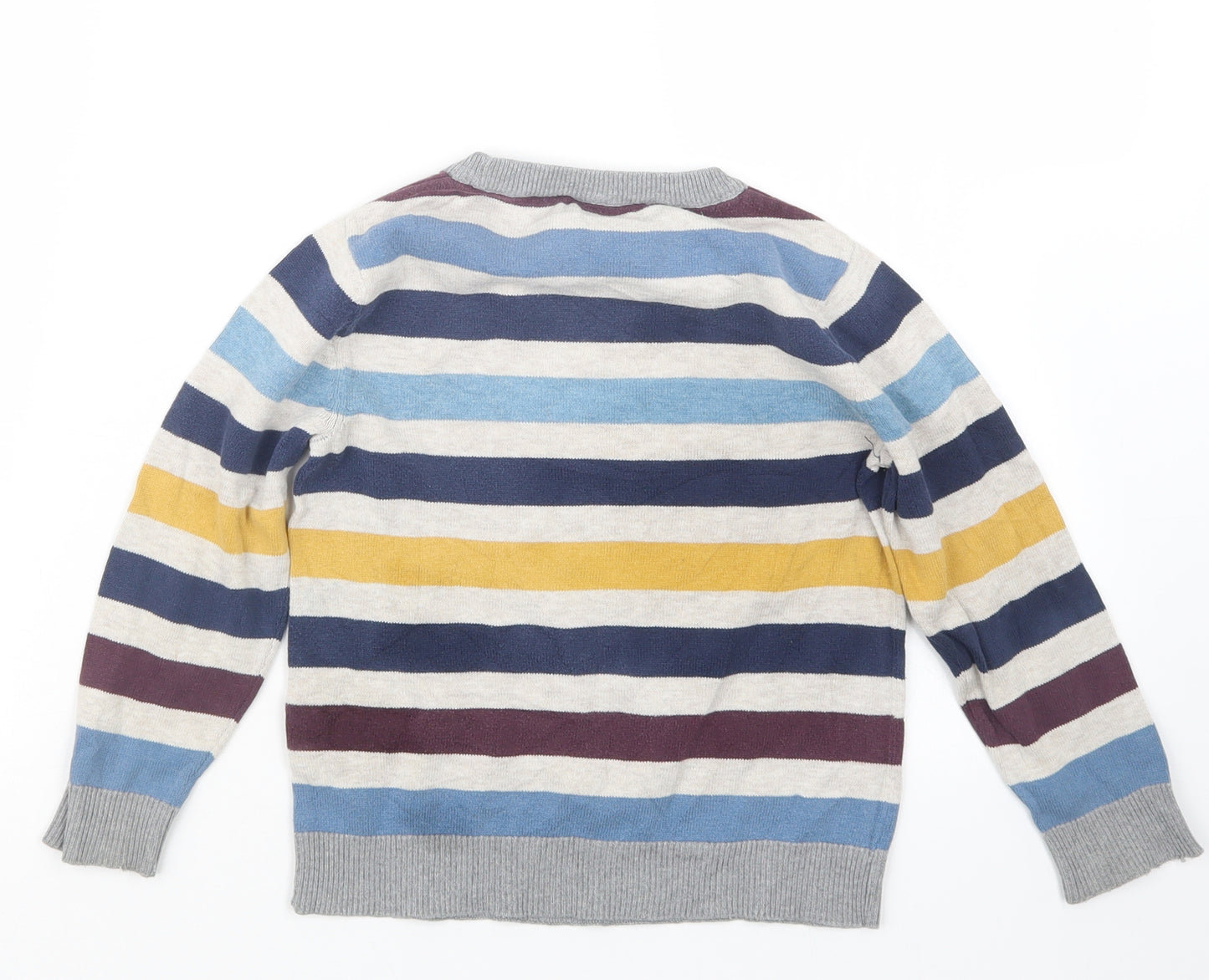 H&M Boys Grey  Knit Pullover Jumper Size 5-6 Years