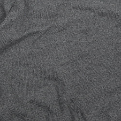 Magic Fit Mens Grey  Knit Pullover Jumper Size S