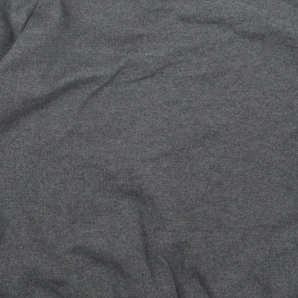 Magic Fit Mens Grey  Knit Pullover Jumper Size S