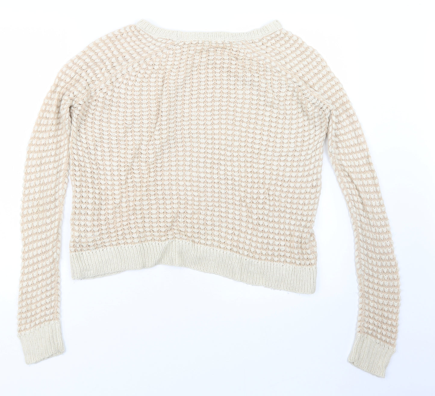 George Womens Beige  Knit Pullover Jumper Size 8