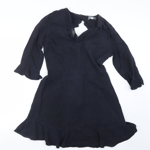 Dorothy Perkins Womens Blue   T-Shirt Dress  Size 12