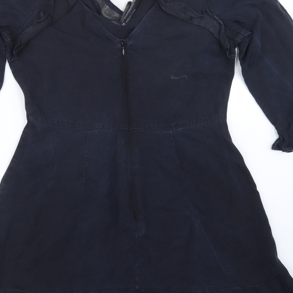 Dorothy Perkins Womens Blue   T-Shirt Dress  Size 12