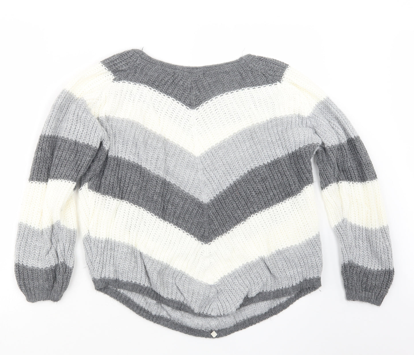 Cameo Rose Womens Grey  Knit Pullover Jumper Size S