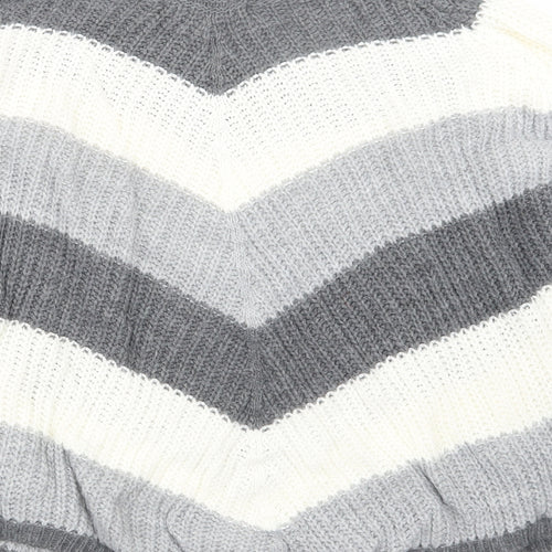Cameo Rose Womens Grey  Knit Pullover Jumper Size S
