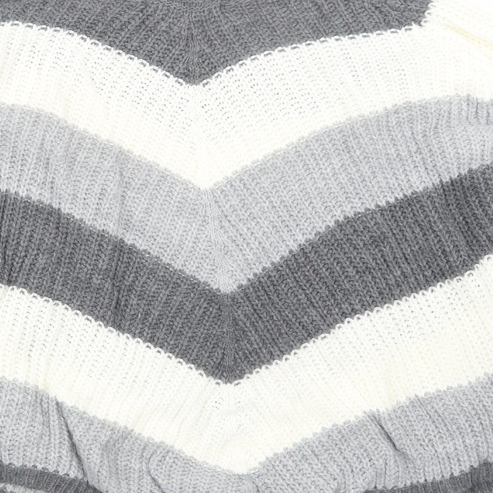Cameo Rose Womens Grey  Knit Pullover Jumper Size S