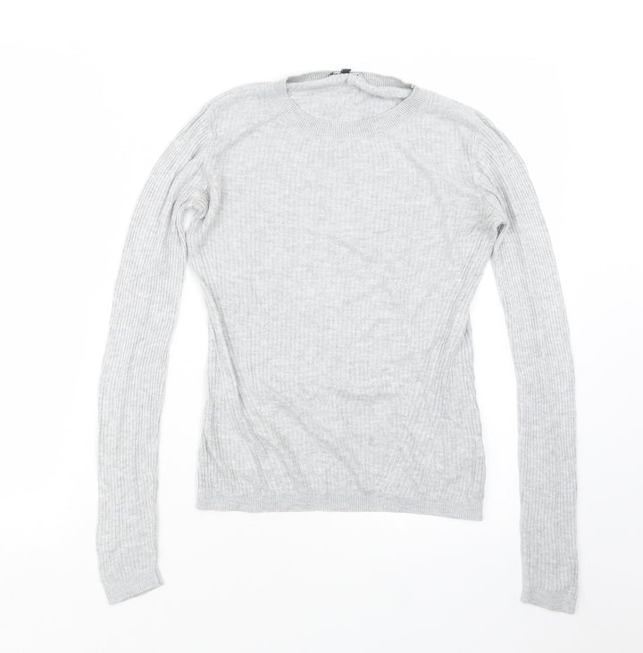Warehouse Womens Grey Pullover Jumper Size 10