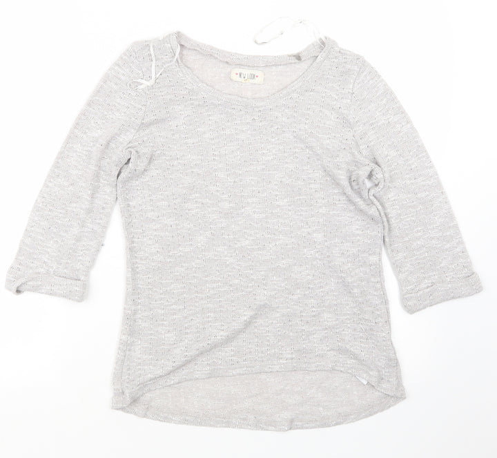 New Look Womens Grey   Pullover Jumper Size 14