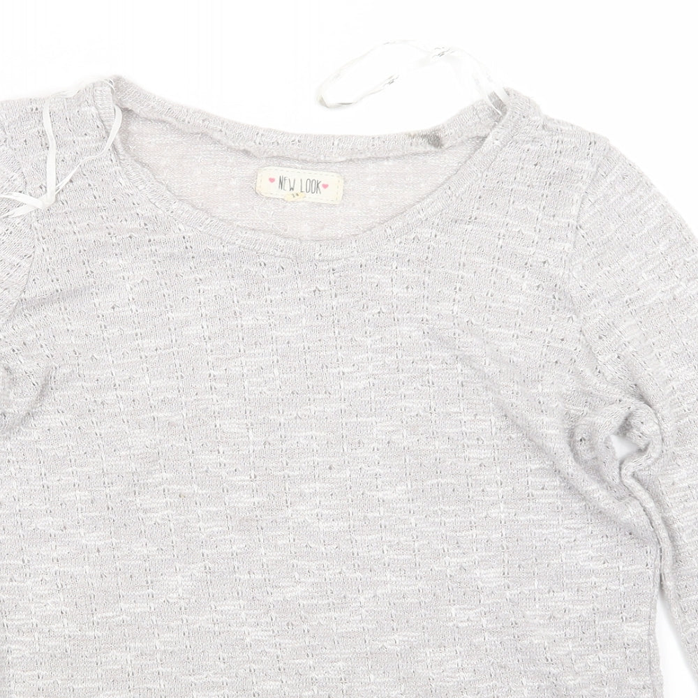 New Look Womens Grey   Pullover Jumper Size 14