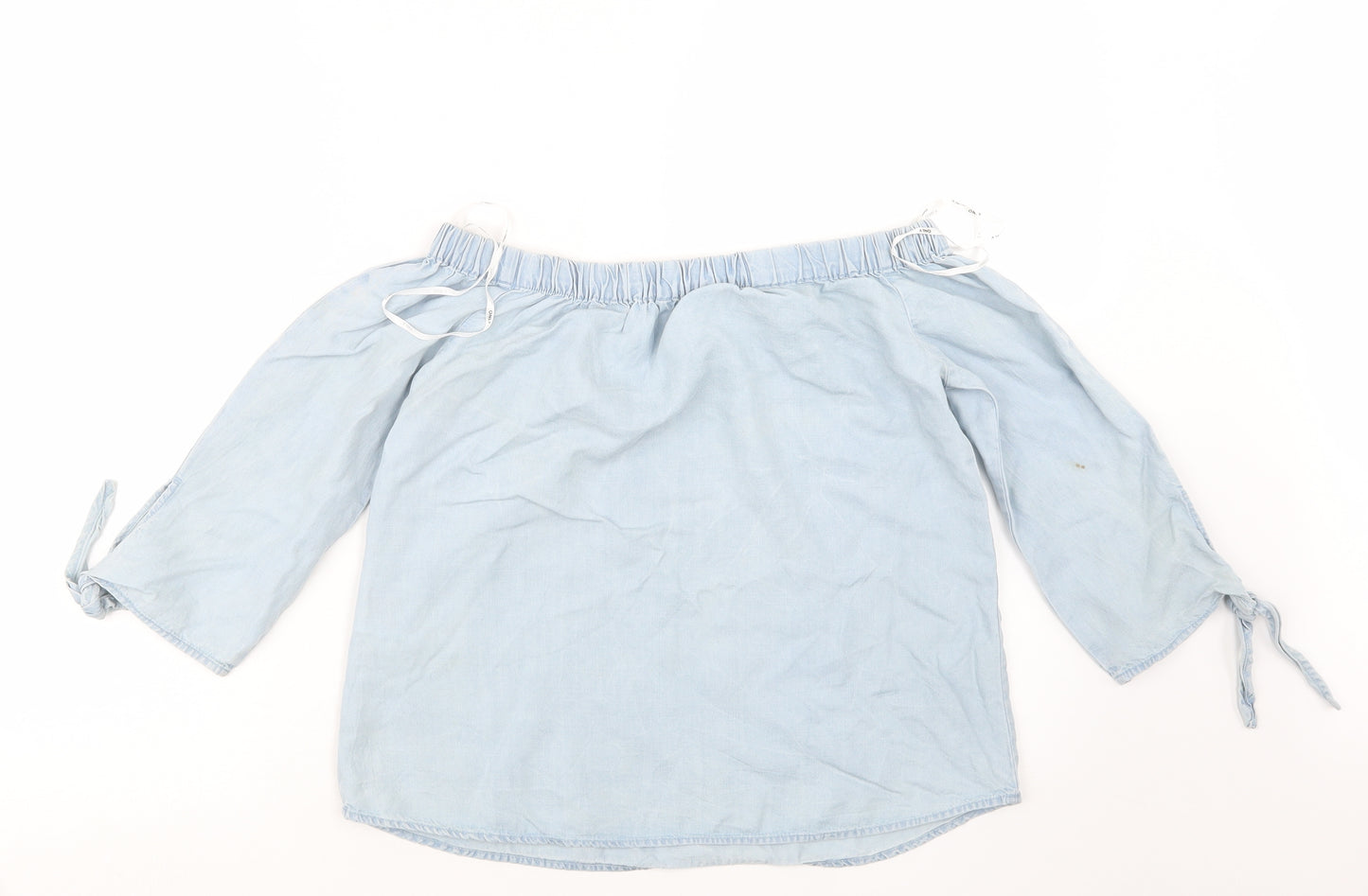 Only Womens Blue   Basic Blouse Size 6