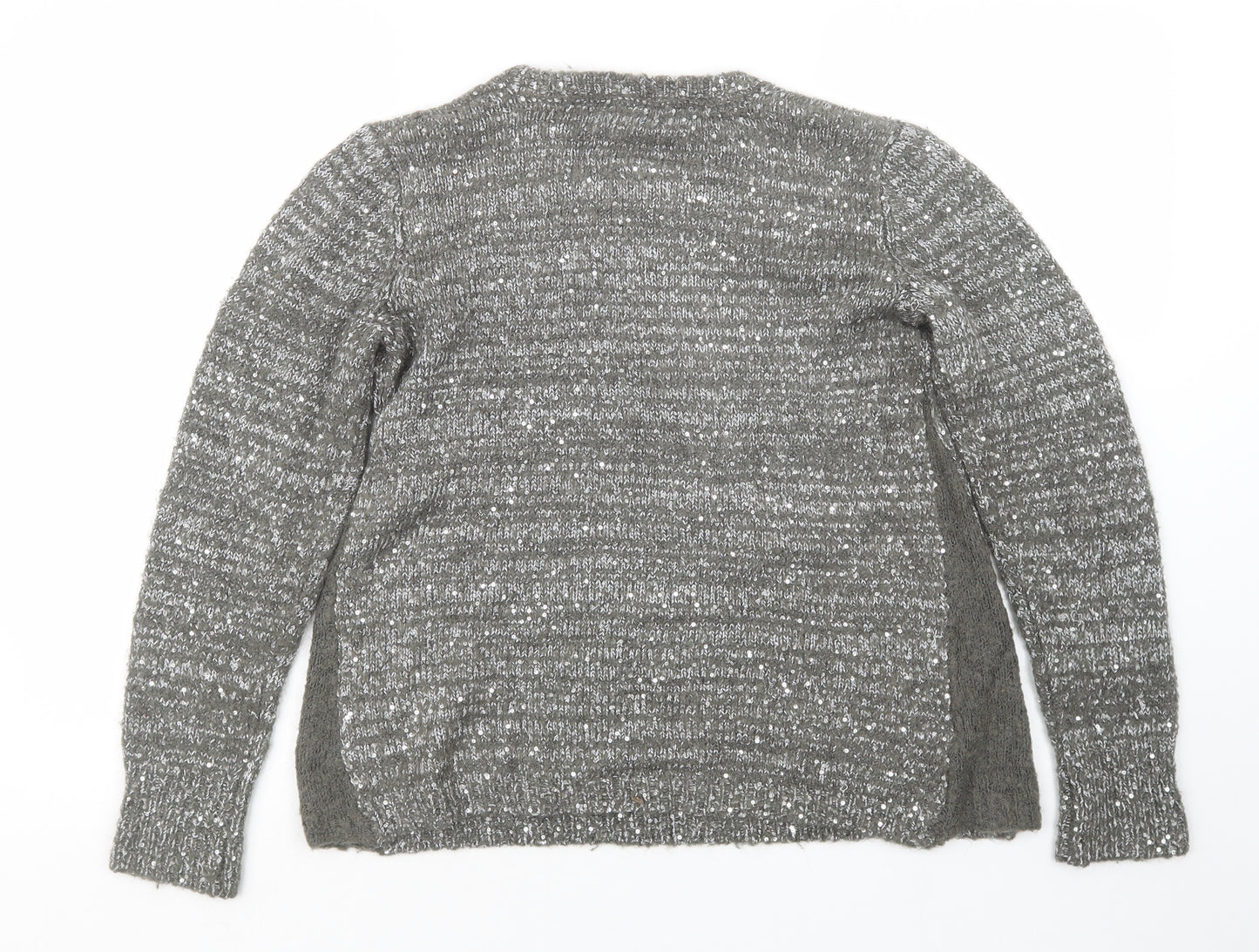 NEXT Womens Grey  Knit Pullover Jumper Size 8