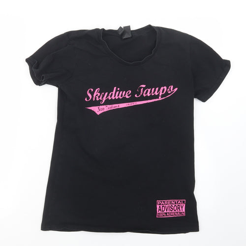 Sketch Womens Black   Basic T-Shirt Size M