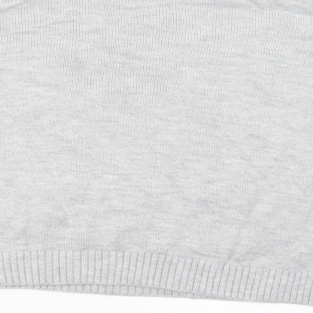 Divided by H&M Womens Grey  Knit Pullover Jumper Size M  - Christmas