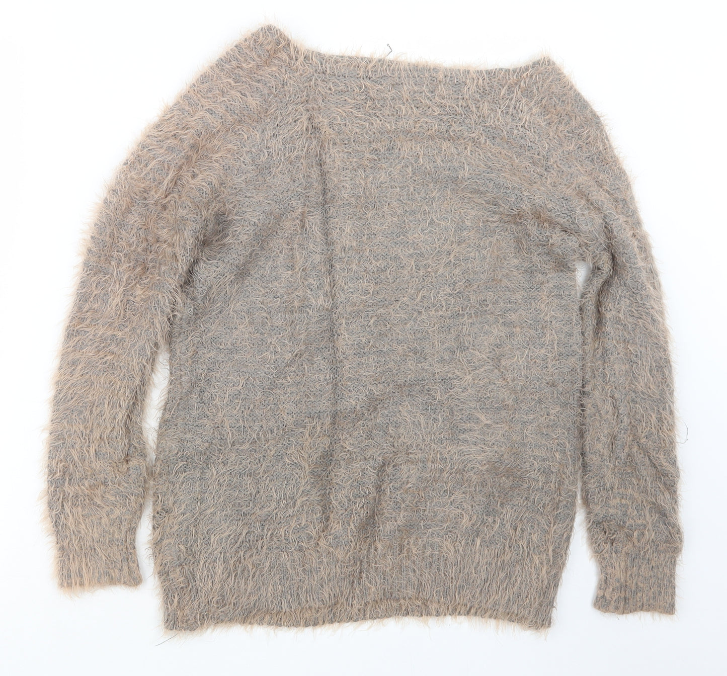 Select Womens Grey  Knit Pullover Jumper Size 14