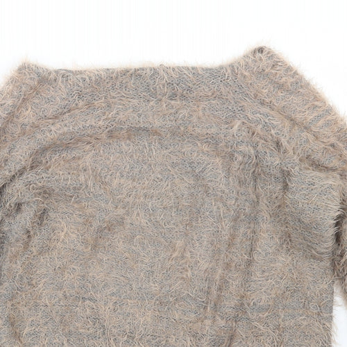 Select Womens Grey  Knit Pullover Jumper Size 14