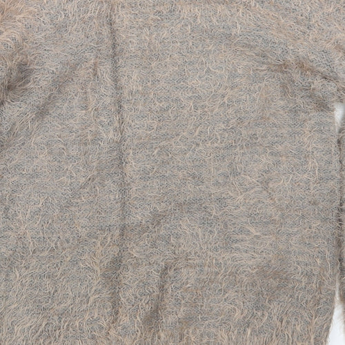 Select Womens Grey  Knit Pullover Jumper Size 14