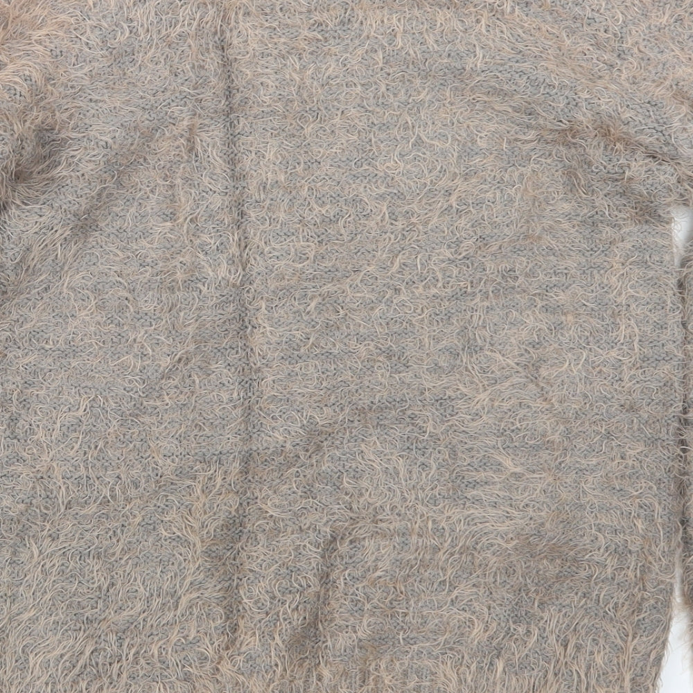 Select Womens Grey  Knit Pullover Jumper Size 14