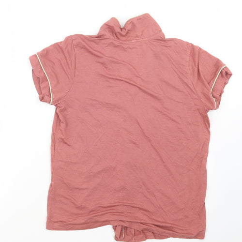 Very Womens Pink Geometric  Top Pyjama Top Size 12