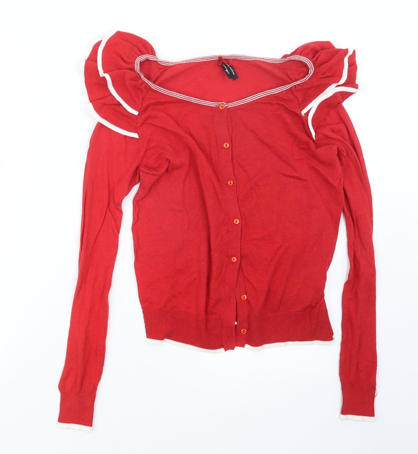 Atmosphere Womens Red  Knit Cardigan Jumper Size 10