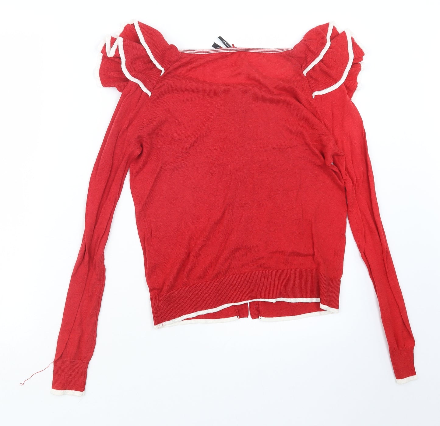 Atmosphere Womens Red  Knit Cardigan Jumper Size 10