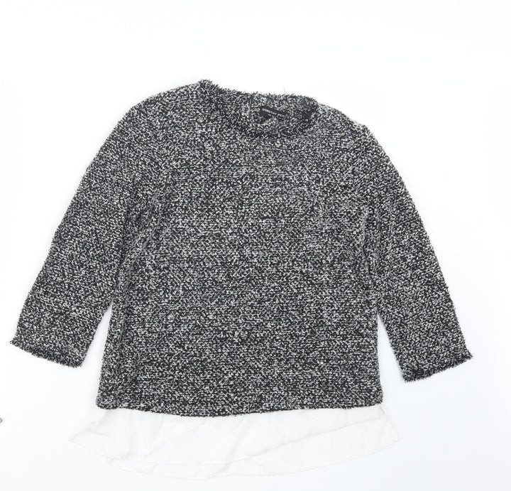 Dorothy Perkins Womens Black Pullover Jumper Size 10
