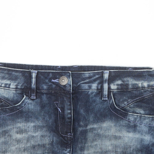Arant Premiere Womens Blue  Denim Mini Skirt Size 28 in
